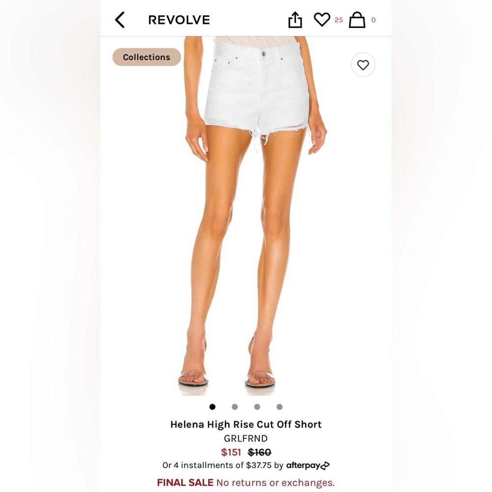 Helena High Rise Cut Off Shorts